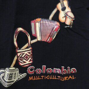 COTTON BLACK | size 12, kids | Columbia Multicultural Black Graphic Tee | NWOT